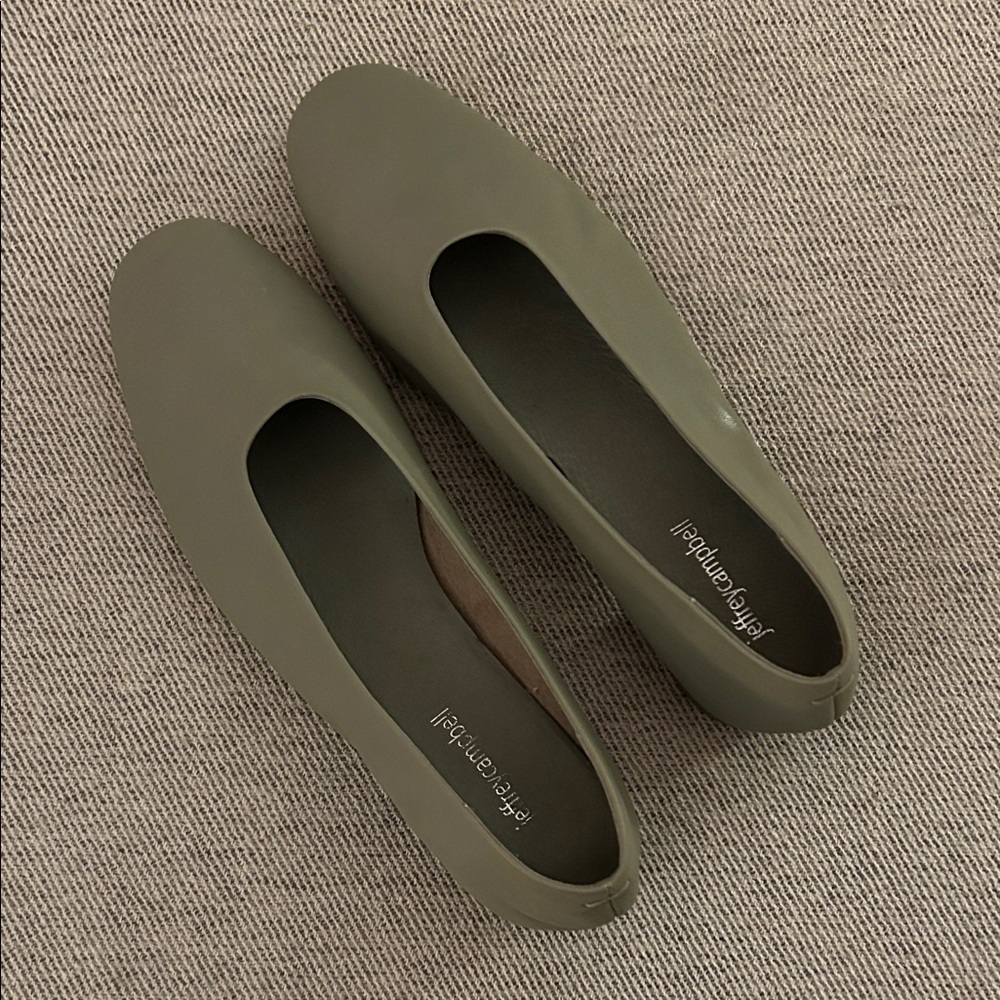 Jeffrey Campbell Sage Green Loafers